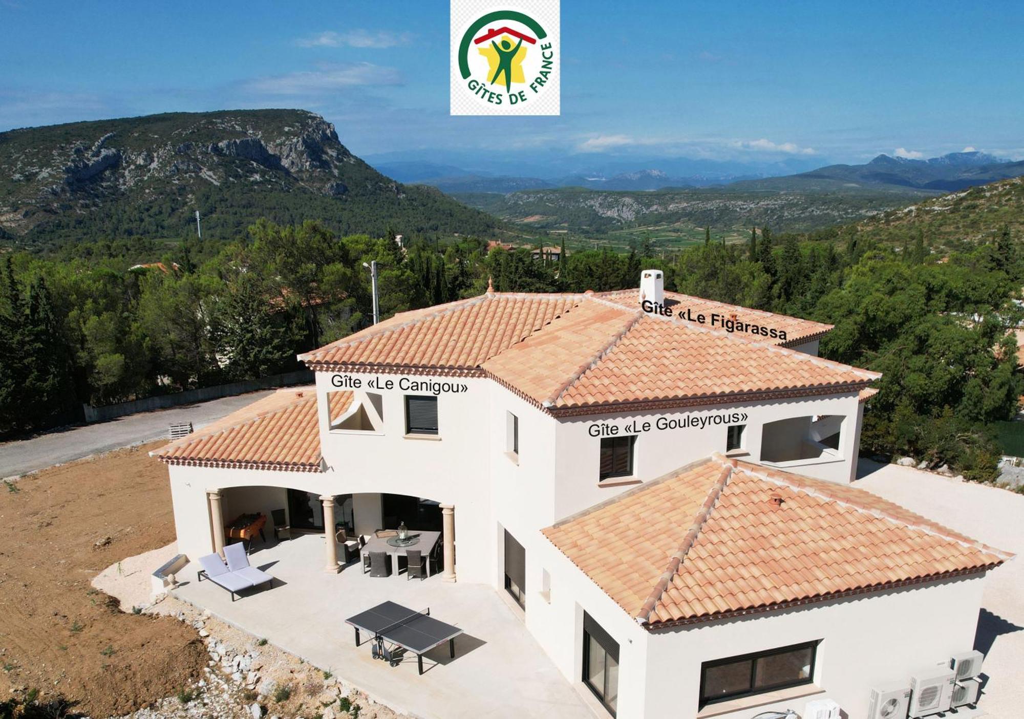 Trois Appartements Au Sein Du Mas Jams - Le Gouleyrous, Le Canigou Et Le Figarassa Vingrau エクステリア 写真